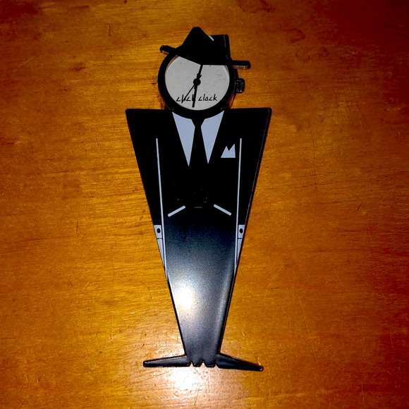 Click Clack Jewelry Vintage Suited Man Pin Clock Poshmark